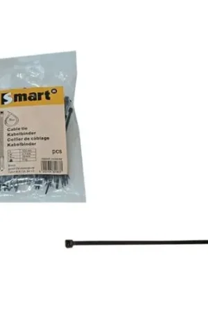Beperkt Aanbod Tie wraps 4,8 x 200 mm zwart (per 100 stuks)