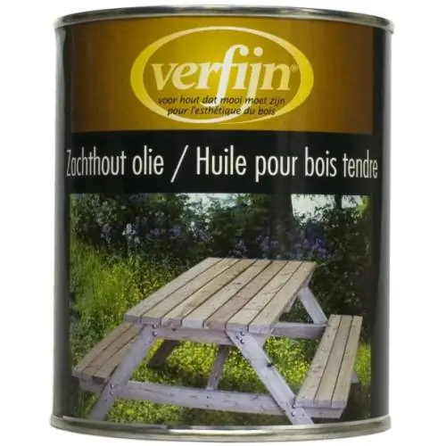Gereduceerde Prijs Verfijn Zachthout olie 2,5 liter
