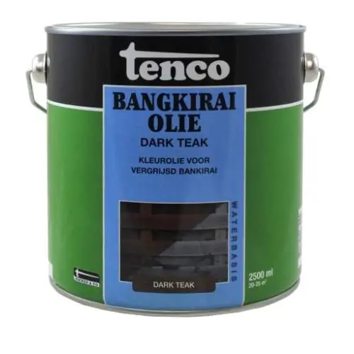 Tenco Bangkirai olie Dark Teak 2,5 liter Voordeelprijs
