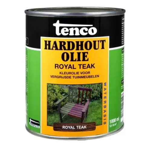 Korting Tenco hardhout olie Royal Teak 1 l