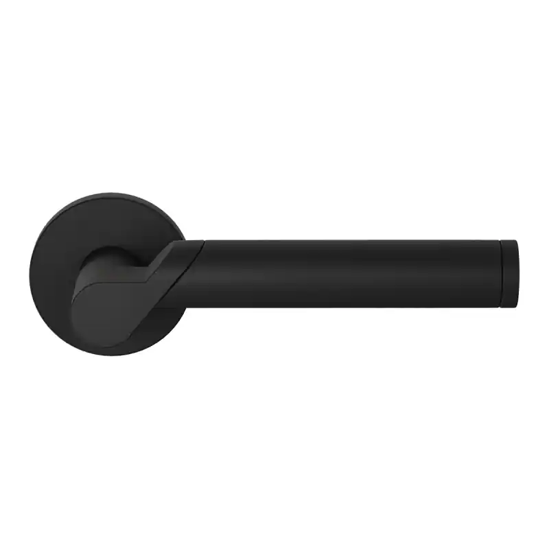 Merkproduct GPF3025.61-00 zwart deurkruk Horo op ronde rozet