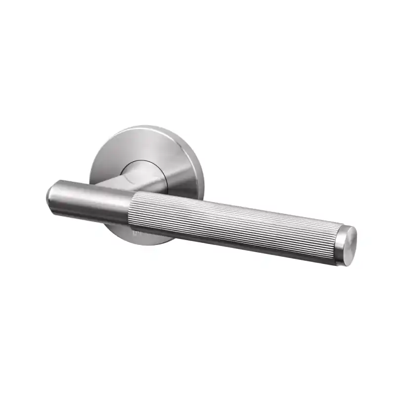 Flitsaanbieding Buster and Punch Linear deurkruk op rozet RVS
