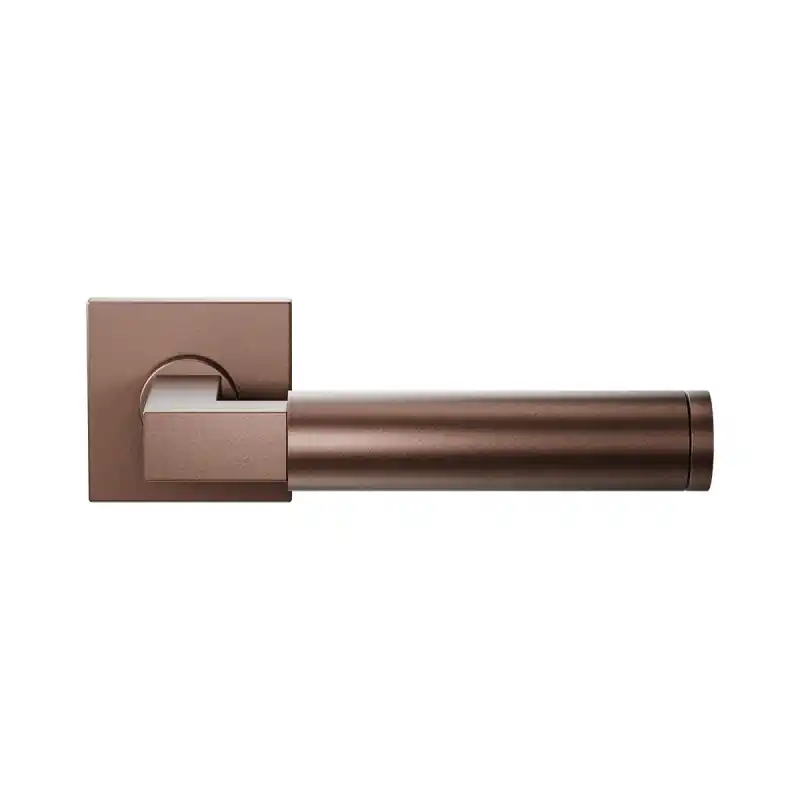 Exclusieve Aanbieding GPF2080.A2-02 Bronze blend Kuri deurkruk op vierkante rozet