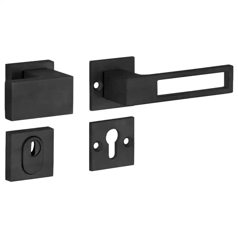 M&T knop- en krukgarnituur PC met kerntrek SKG*** Entry, mat zwart PVD Bestel Nu