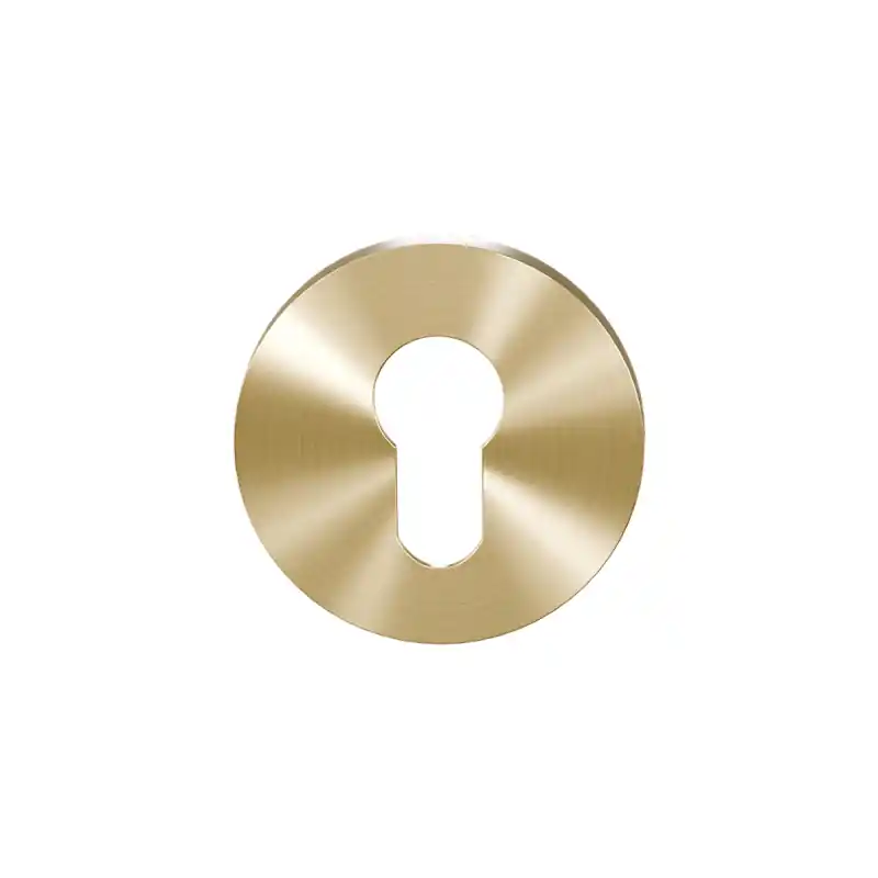 Cilinderrozet GPF0902VRP4 53x6mm PVD mat messing Gecertificeerd