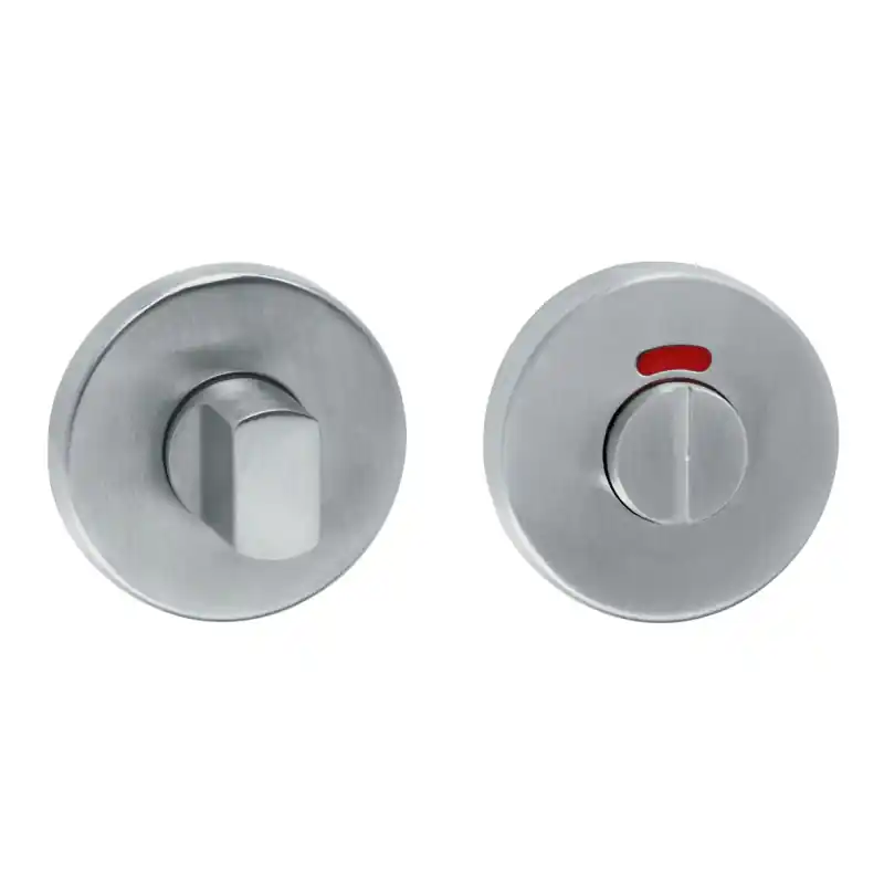 Artitec Wallebroek toiletgarnituur rood/groen indicator RVS, rond, 50x7mm Aanbieding