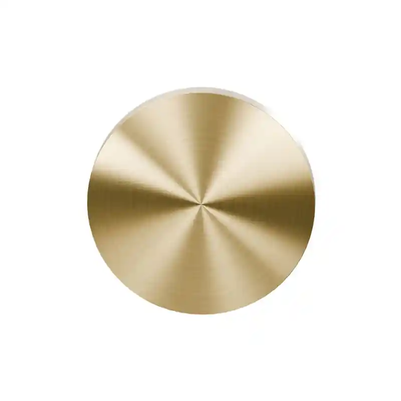 Blinde rozet GPF199E 53x6mm PVD Mat Messing Premium