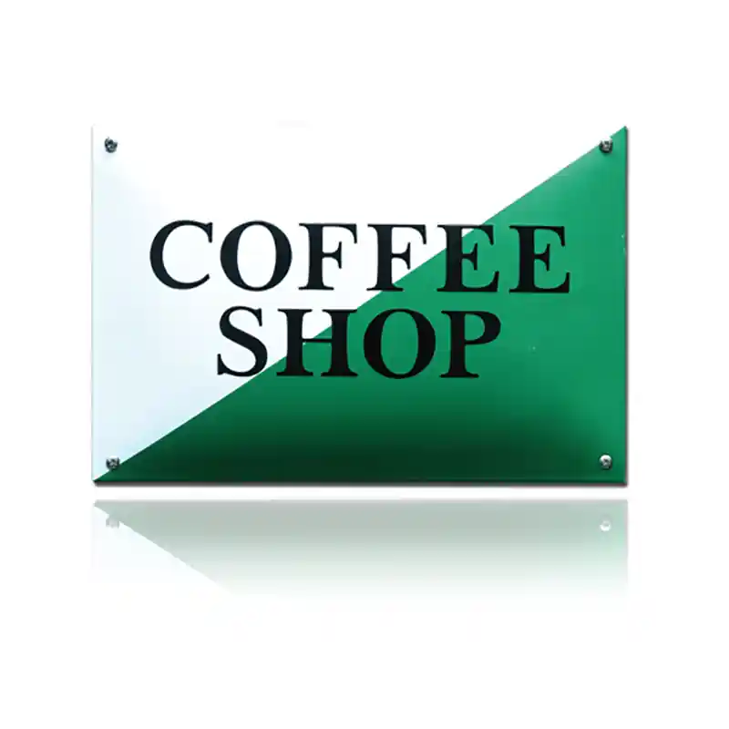 NH-107 emaille naambord ‘Coffeeshop vergunning‘ Korting