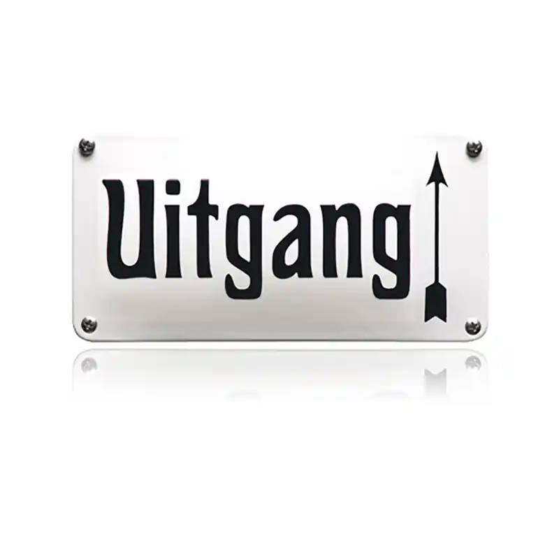 Koop Vandaag NH-109 emaille naambord ‘Uitgang‘