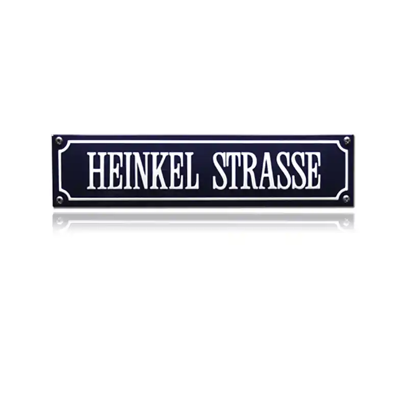 SS-38 emaille straatnaambord ‘Heinkel strasse‘ Bestseller