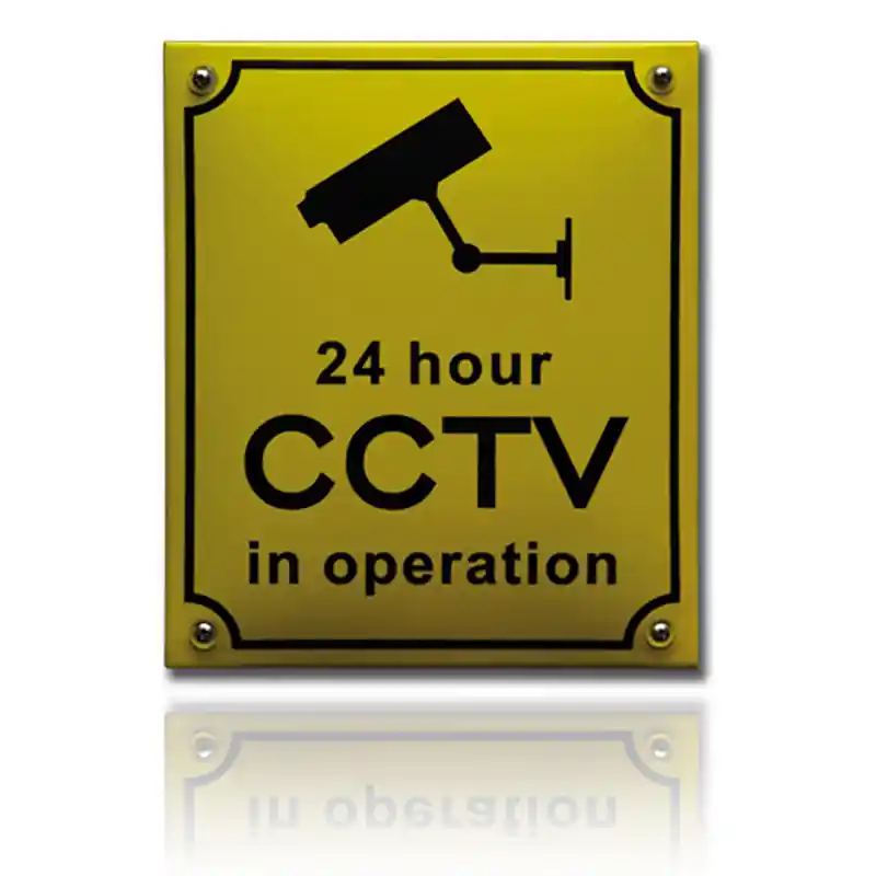 Nu Kopen NH-115 emaille veiligheidsbord ‘CCTV in oparation‘