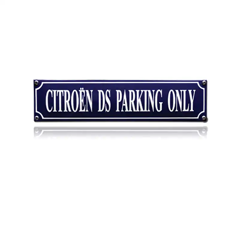 SS-17 emaille straatnaambord ‘Citroën DS Parking Only‘ Favoriet