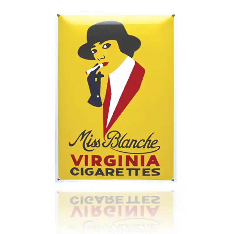NG-37-MB emaille reclamebord ‘Miss Blanche‘ Korting