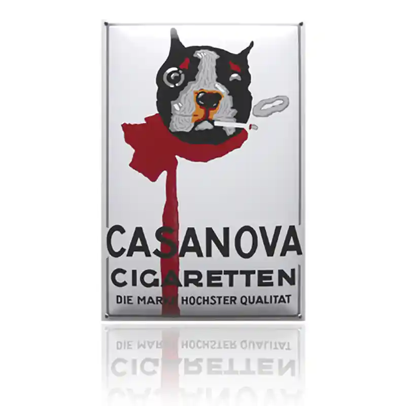 NG-56-CW emaille reclamebord ‘Casanova wit‘ Speciale Aanbieding