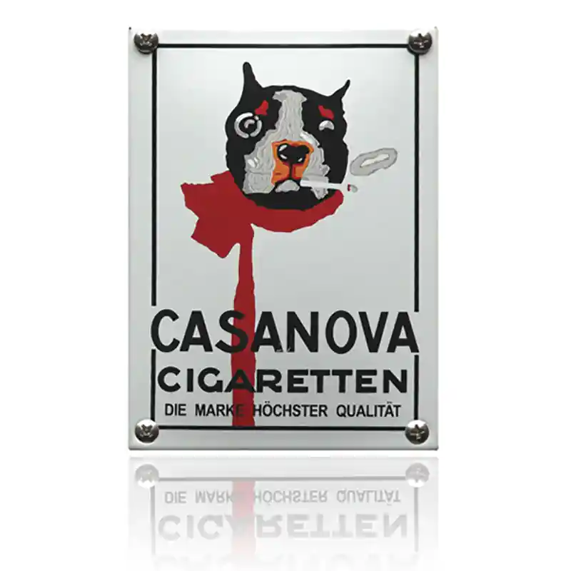 Goedkoop NK-10-CC emaille reclamebord ‘Casanova‘