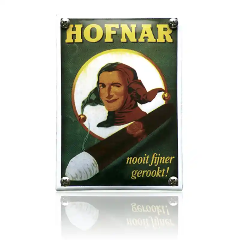NK-21-HO emaille reclamebord ‘Hofnar‘ Exclusieve Aanbieding