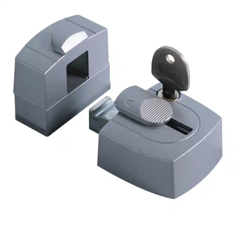 Premium 3015-10-90G AXA oplegslot silverline gelakt kunststof