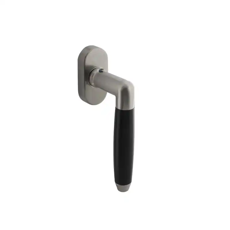 Intersteel Raamkruk Draaikiepgreep Combinatie op ovale rozet RVS/kunststof Gecertificeerd