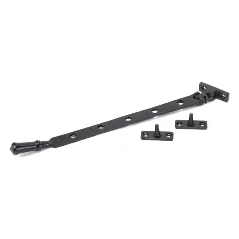 Lage Kosten Wardlo raamuitzetter 353mm incl 2 pennen smeedijzer zwart