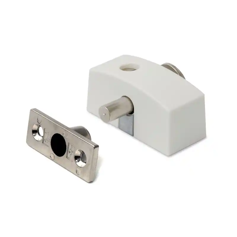Gecertificeerd Oplegslot Dulimex smal buitendraaiend 75x33mm, wit