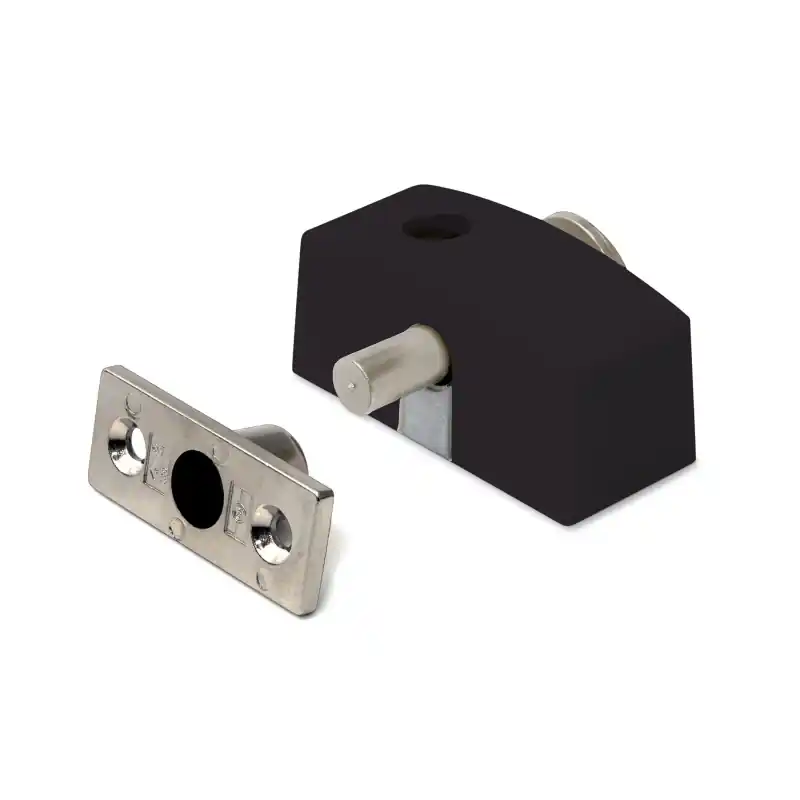 Populair Oplegslot Dulimex smal buitendraaiend 75x33mm, zwart