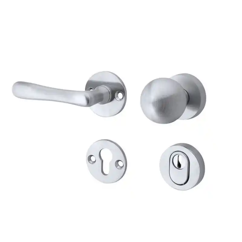 Beperkt Aanbod Mi Satori knop/kruk op rozet - SKG Linea elegant mat chroom