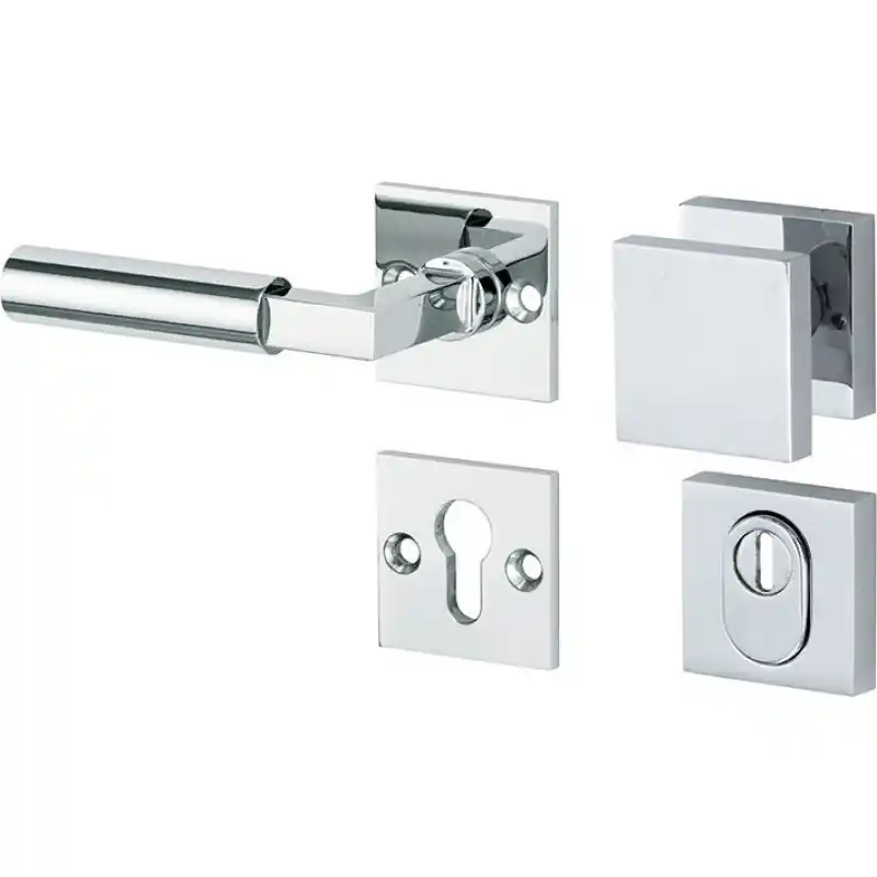 Tijdelijk Beschikbaar Mi Satori knop/kruk op rozet - SKG Bauhaus glans chroom
