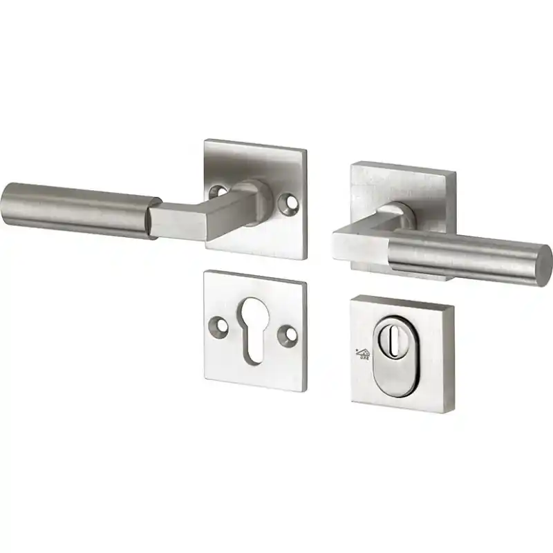 Mi Satori kruk/kruk op rozet - SKG Bauhaus mat nikkel / mat nikkel PVD Express Levering