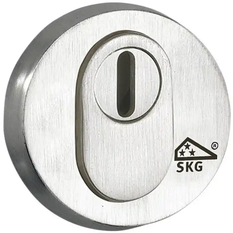 Mi Satori SKG cilinderrozet Elegant BU kernt mat nikkel ongelakt PVD Favoriet