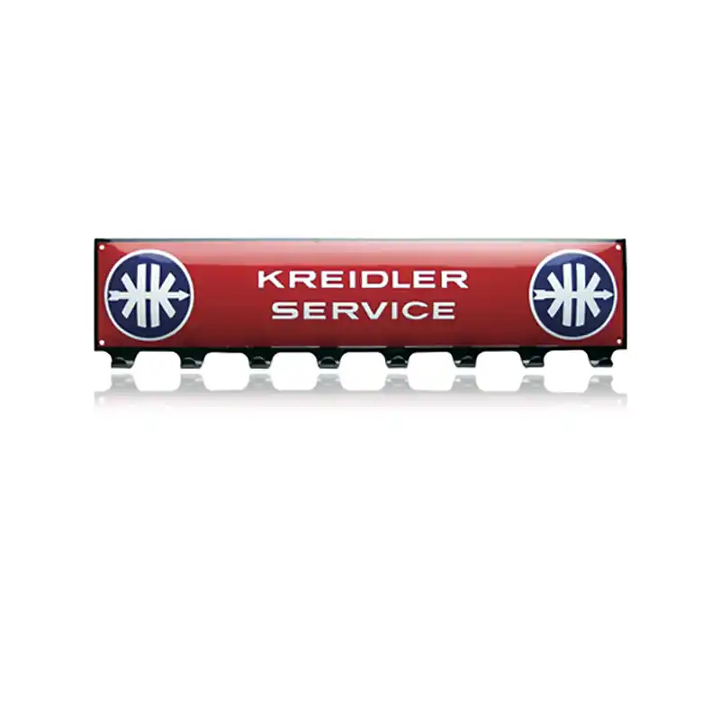 Rechtstreeks Van De Fabrikant Kapstok rood emaille 700x190 mm