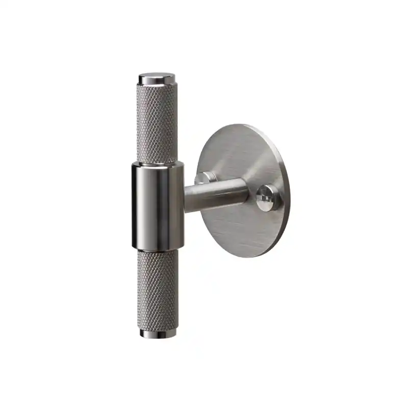 Uitverkoop Buster and Punch Cross T-bar Plate meubelgreep 95 mm RVS