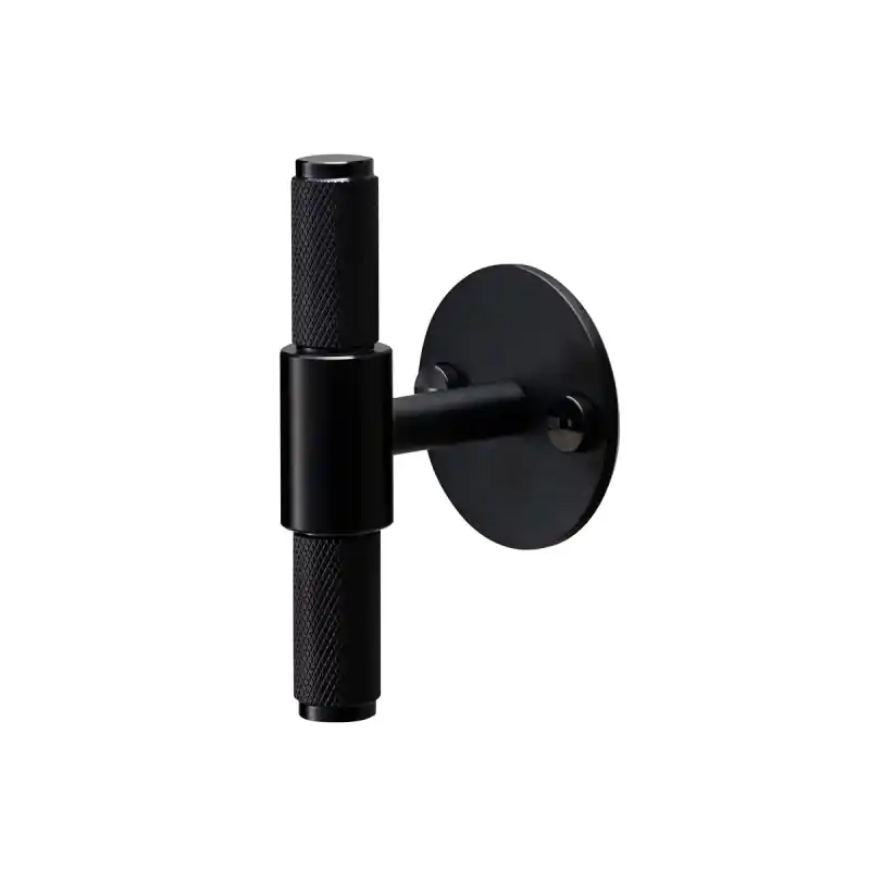 Buster and Punch Cross T-bar Plate meubelgreep 95 mm zwart Fabrieksprijs