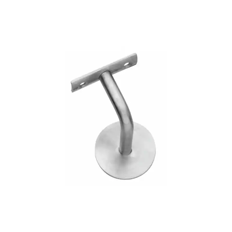 Intersteel Leuninghouder gebogen hol zadel RVS matgeborsteld, 80x60x81mm Voordeelprijs