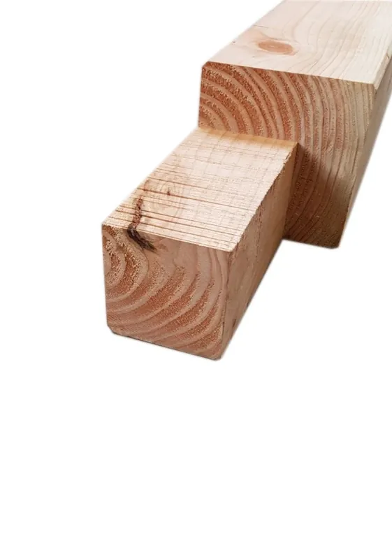 Korting Douglas Hoekpaal 12 x 12 cm (120 x 120 mm) Geschaafd - Lengte 240 cm