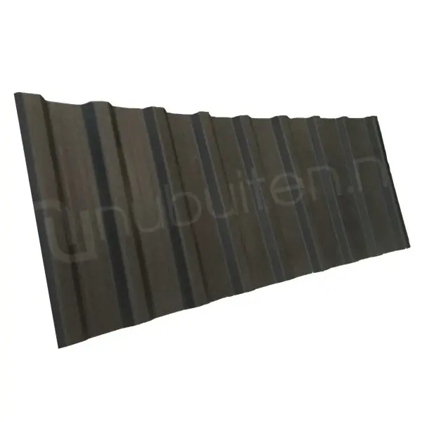 ArcelorMittal Damwandplaat T18 Gevel Mat Zwart - Lengte 240 cm Flitsaanbieding