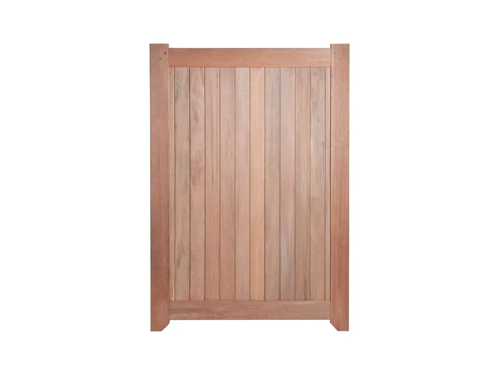 Dagaanbieding CarpGarant Hardhout Poort Enkel Rechtsdraaiend 180 x 125 cm