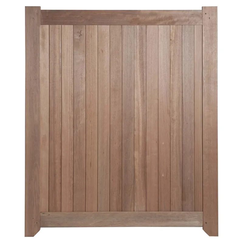 Carpgarant Hardhouten Poort Enkel Linksdraaiend 180 x 150 cm Alleen Vandaag