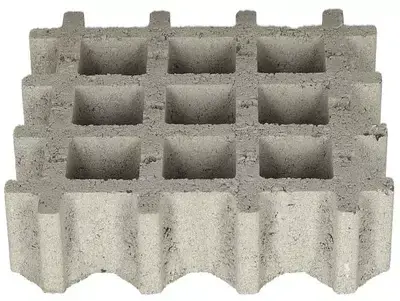 Populair Excluton Aquadraintegel 30 x 30 x 8 cm Gris