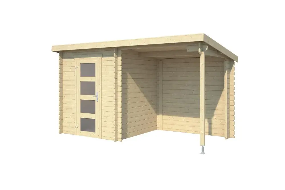 Hoge Kwaliteit Outdoor Life Blokhut Jelle 370 x 175 cm