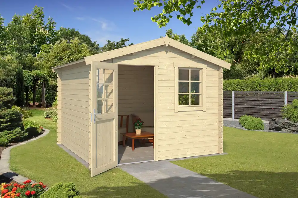 Bestel Nu Outdoor Life Blokhut Nina 275 x 275 cm