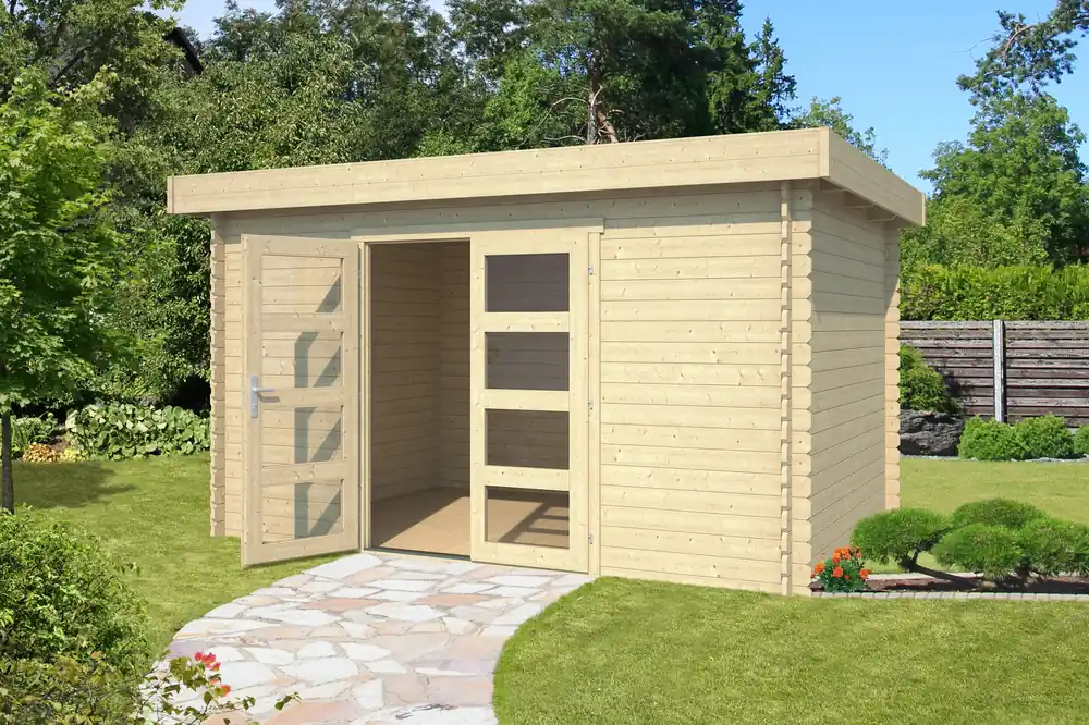 Laatste Versie Outdoor Life Blokhut Mikkel 380 x 275 cm