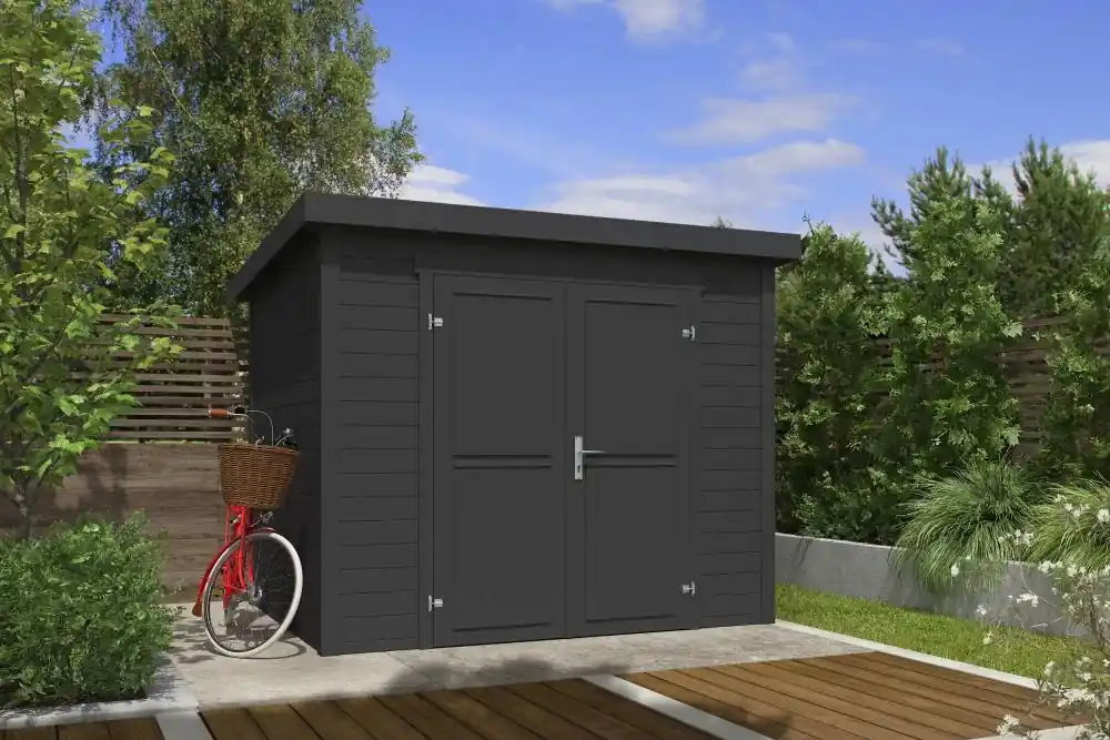 Premium Outdoor Life Blokhut Mila Carbon Grey 250 x 200 cm