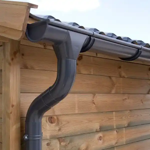 Zinken Dakgoot Lessenaarsdak Type 110 Antraciet - Lengte 1020-1190 cm Direct Beschikbaar