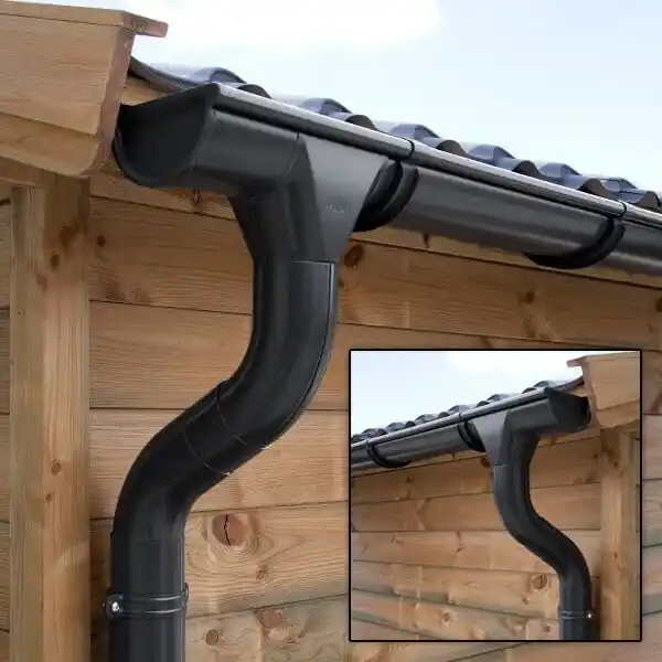 Zinken Dakgootset Zwart 1190 cm Beste Prijs