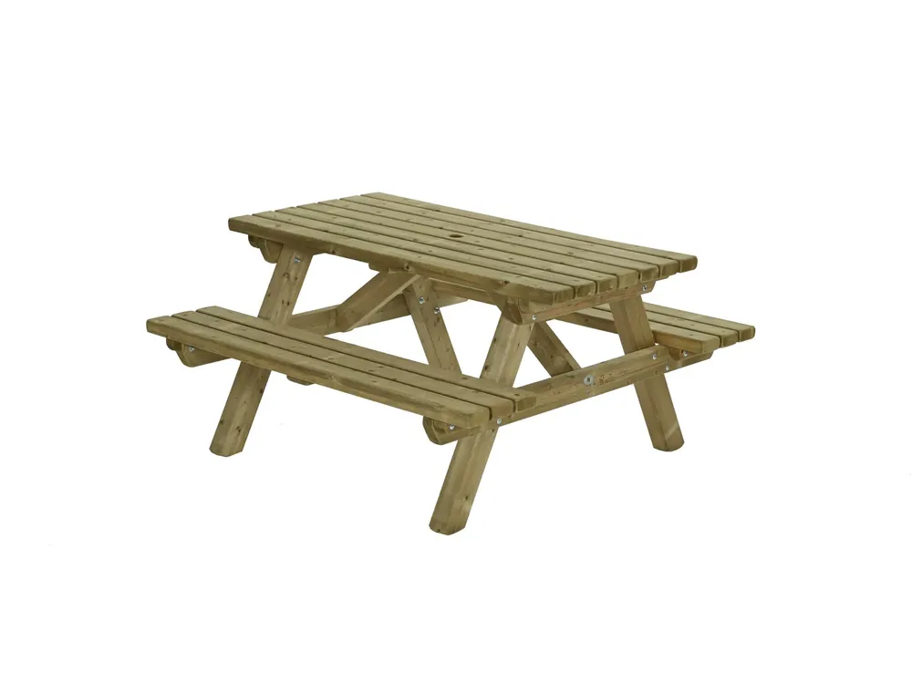 Talen Picknicktafel 150 x 150 cm Laatste Versie