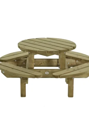 Beperkte Voorraad Talen Kinderpicknicktafel Merel 130 x 130 cm