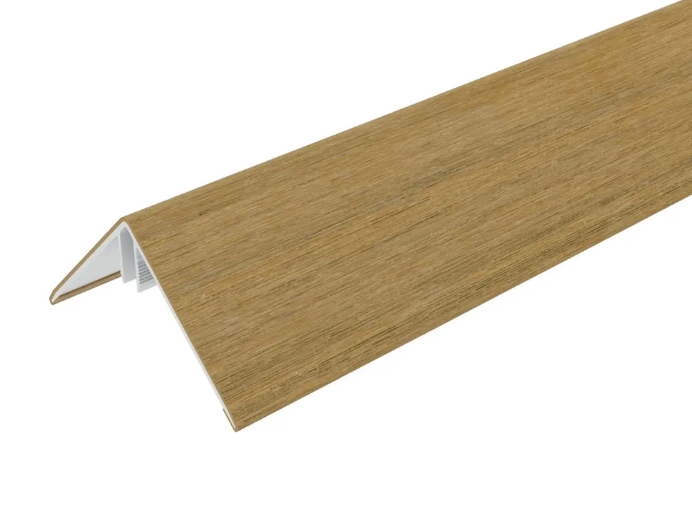 Aluminium Hoekprofiel 6 x 6 cm (60 x 60 mm) Red Cedar - Lengte 300 cm Koop Vandaag