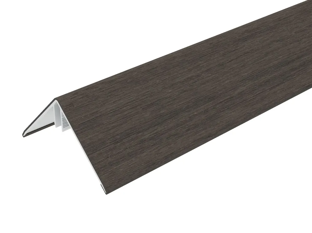 Aluminium Hoekprofiel Donkergrijs 6 x 6 cm - Lengte 300 cm Koopje