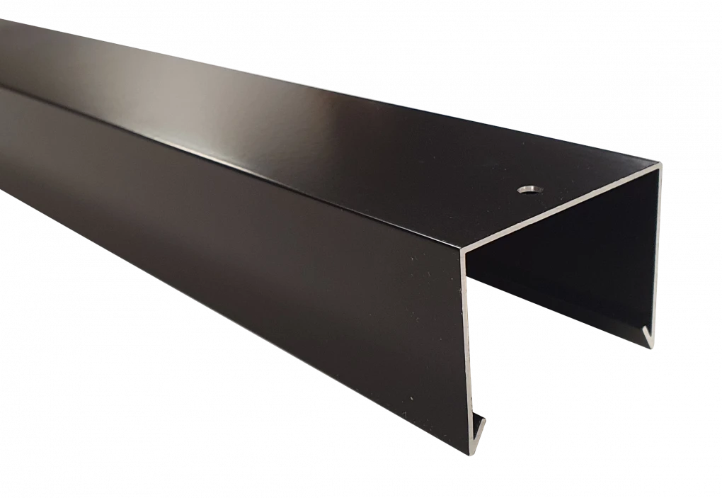 Veilige Betaling Afdeklat Aluminium met Sponning 5.1 cm - Lengte 179.5 cm