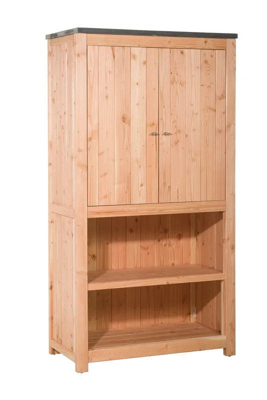 Actieprijs Douglas Buitenkeuken kast met dubbele deuren 109 x 56 x 168 cm